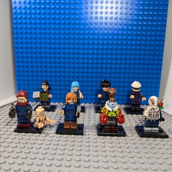 unbranded Other - 8 Minifigures- Jujutsu Kaisen Anime Building Block Toy Collectible Action Figure